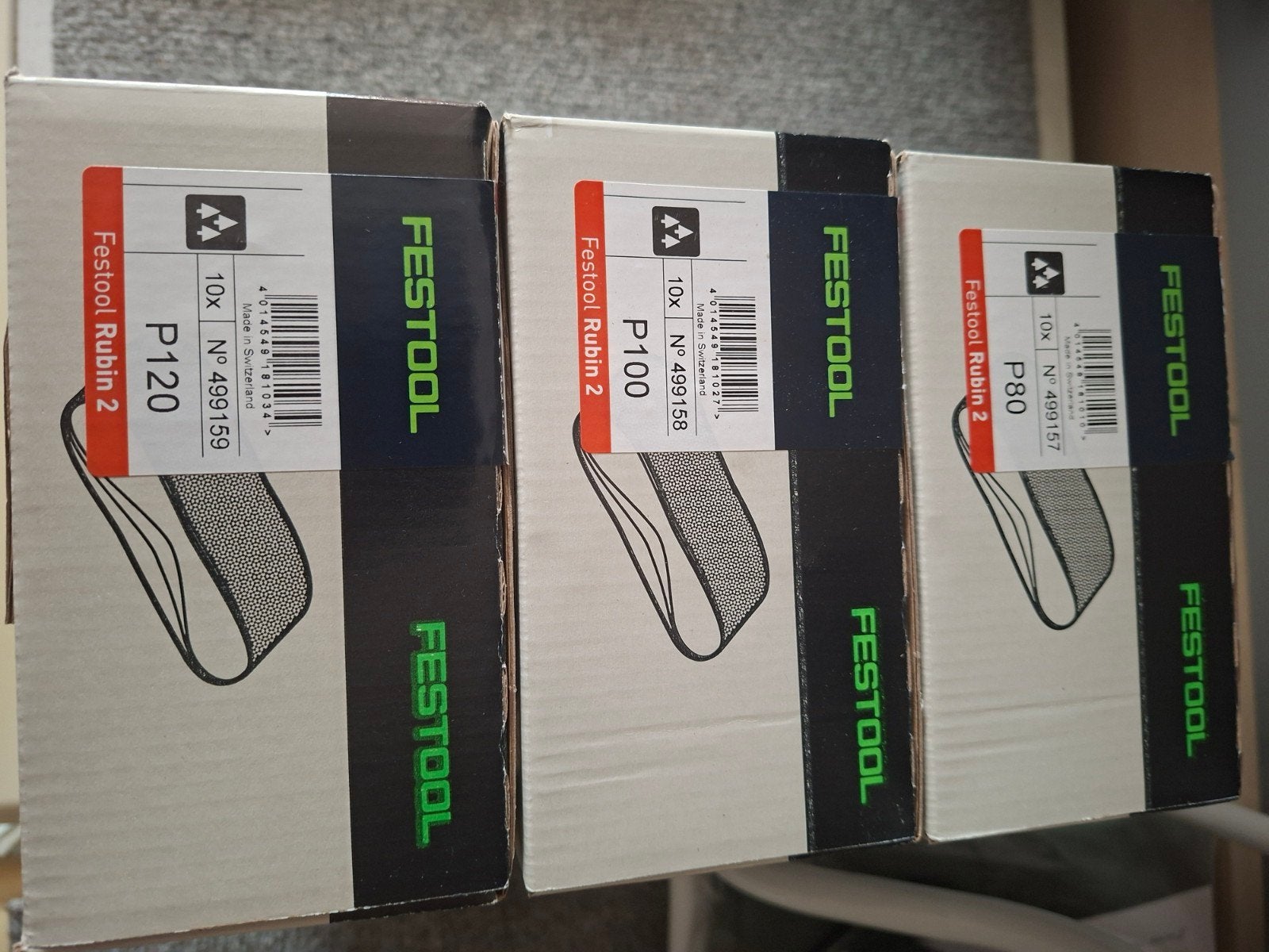 festool schuurpapier, Ophalen, Nieuw