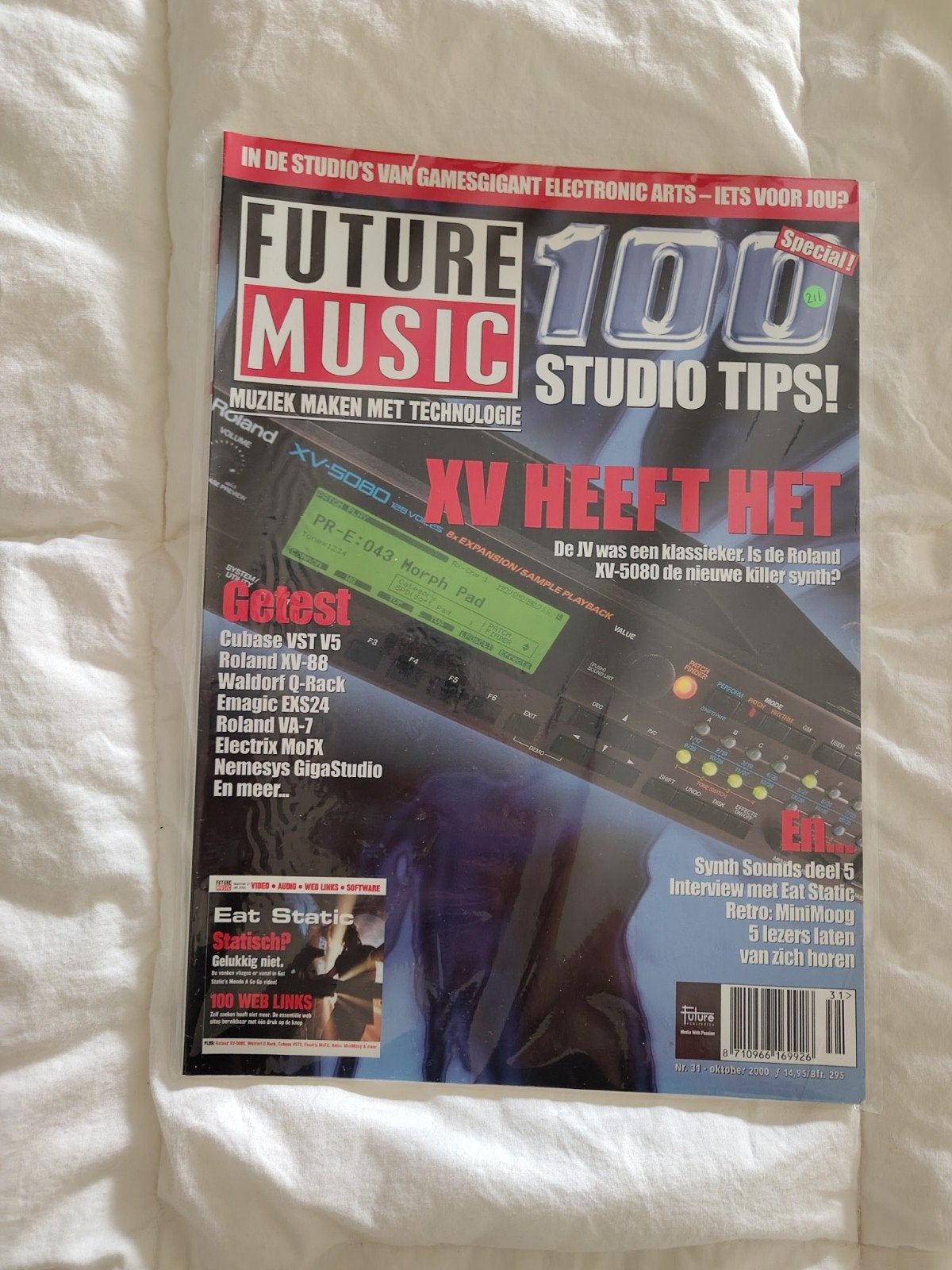 Future Music Magazine - Oktober 2000 - Studio Tips, Boeken, Ophalen of Verzenden, Gelezen, Muziek, Film of Tv