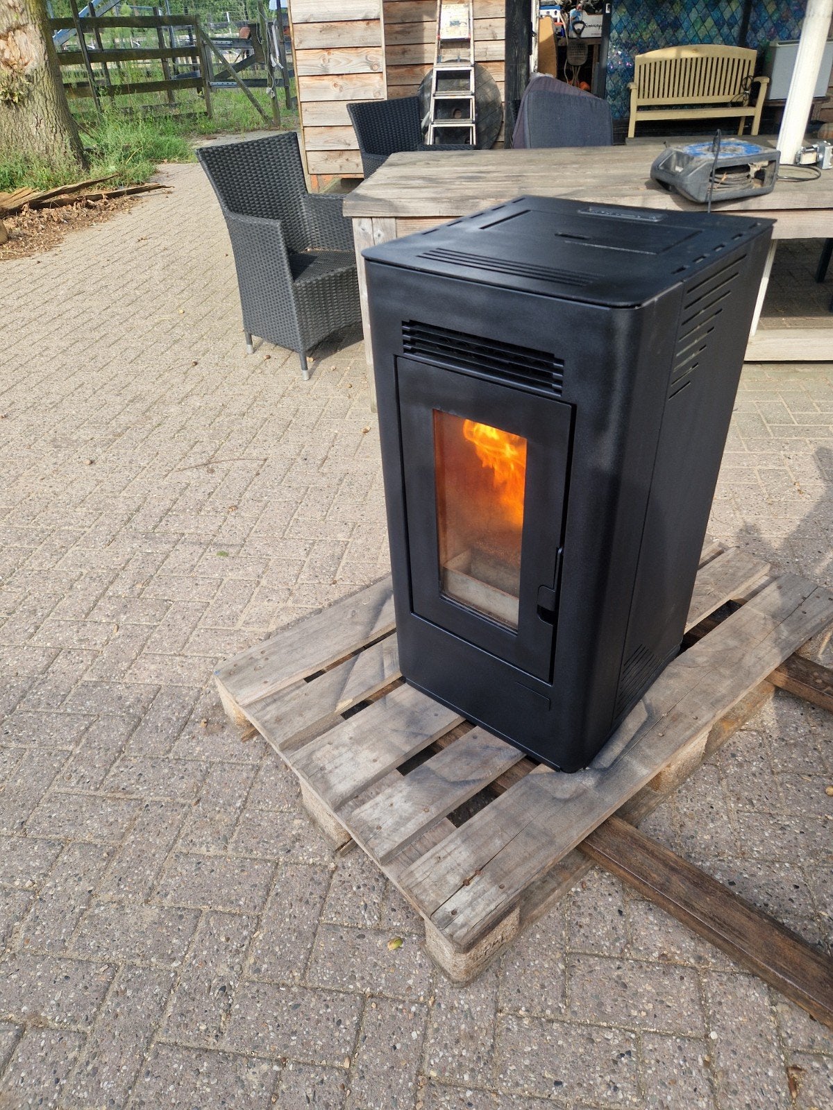 pelletkachel 6kw, Huis en Inrichting, Kachels, Ophalen, Overige brandstoffen, Pelletkachel