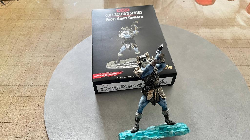 D&D Frost Giant Ravager professioneel beschilderd layered, Ophalen of Verzenden, Gebruikt, Overige soorten, Figuurtje(s)
