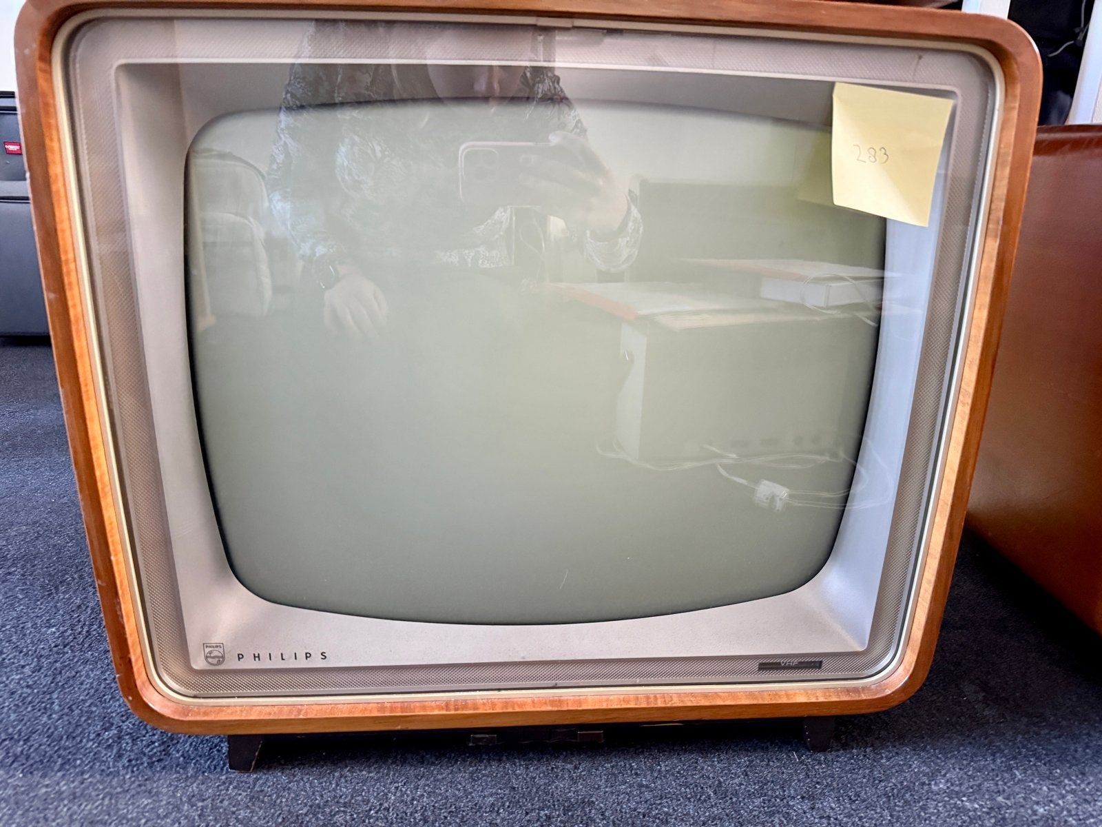 Vintage Philips TV 23TX 283A/05 - Werking onbekend, Ophalen, Niet werkend, 60 tot 80 cm, Philips
