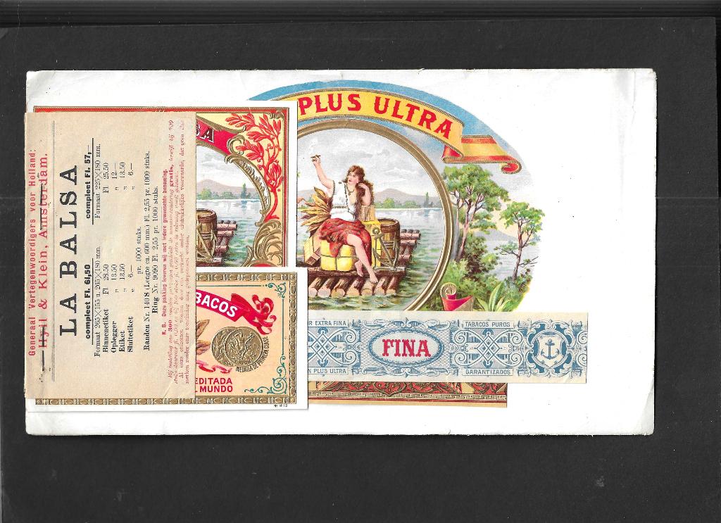 Dick1Etiket scan V4968, Ophalen, Gebruikt, Sigarenbandjes