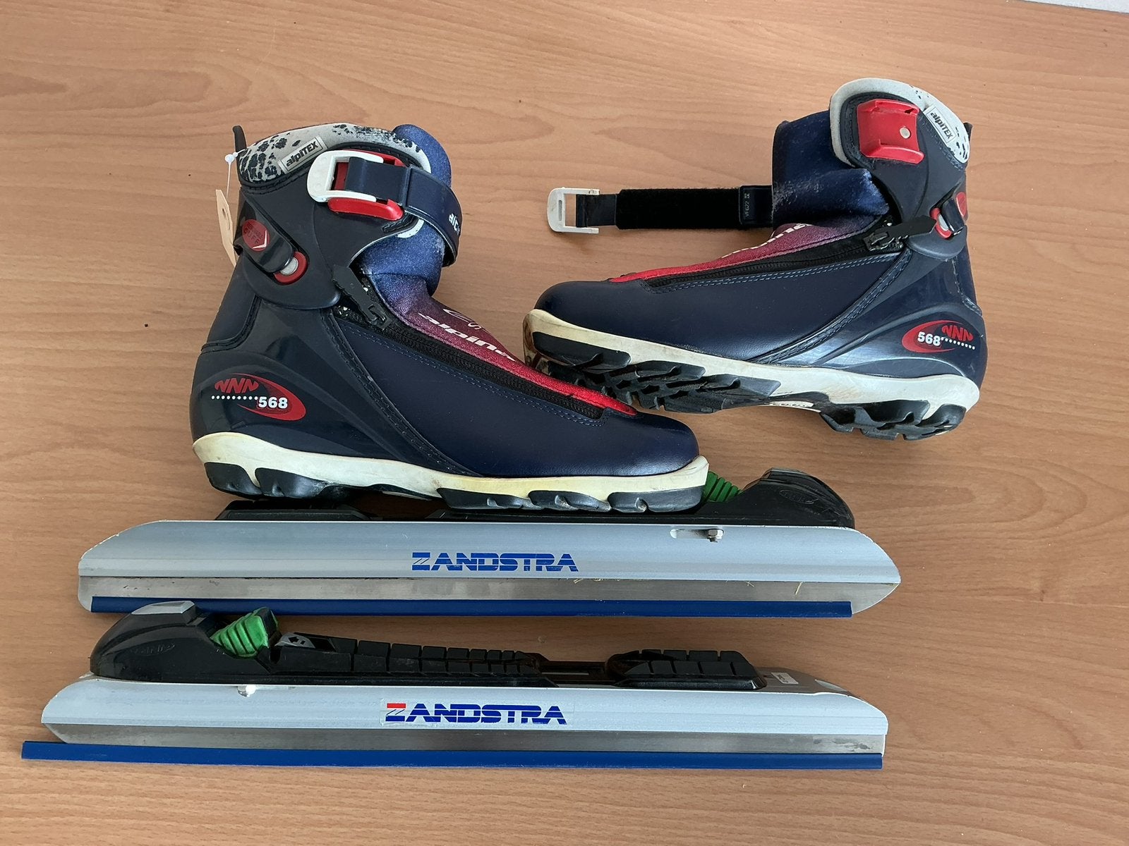 Clicknoren alpina zandstra maat 39, Sport en Fitness, Schaatsen, Ophalen of Verzenden, Noren, Zandstra