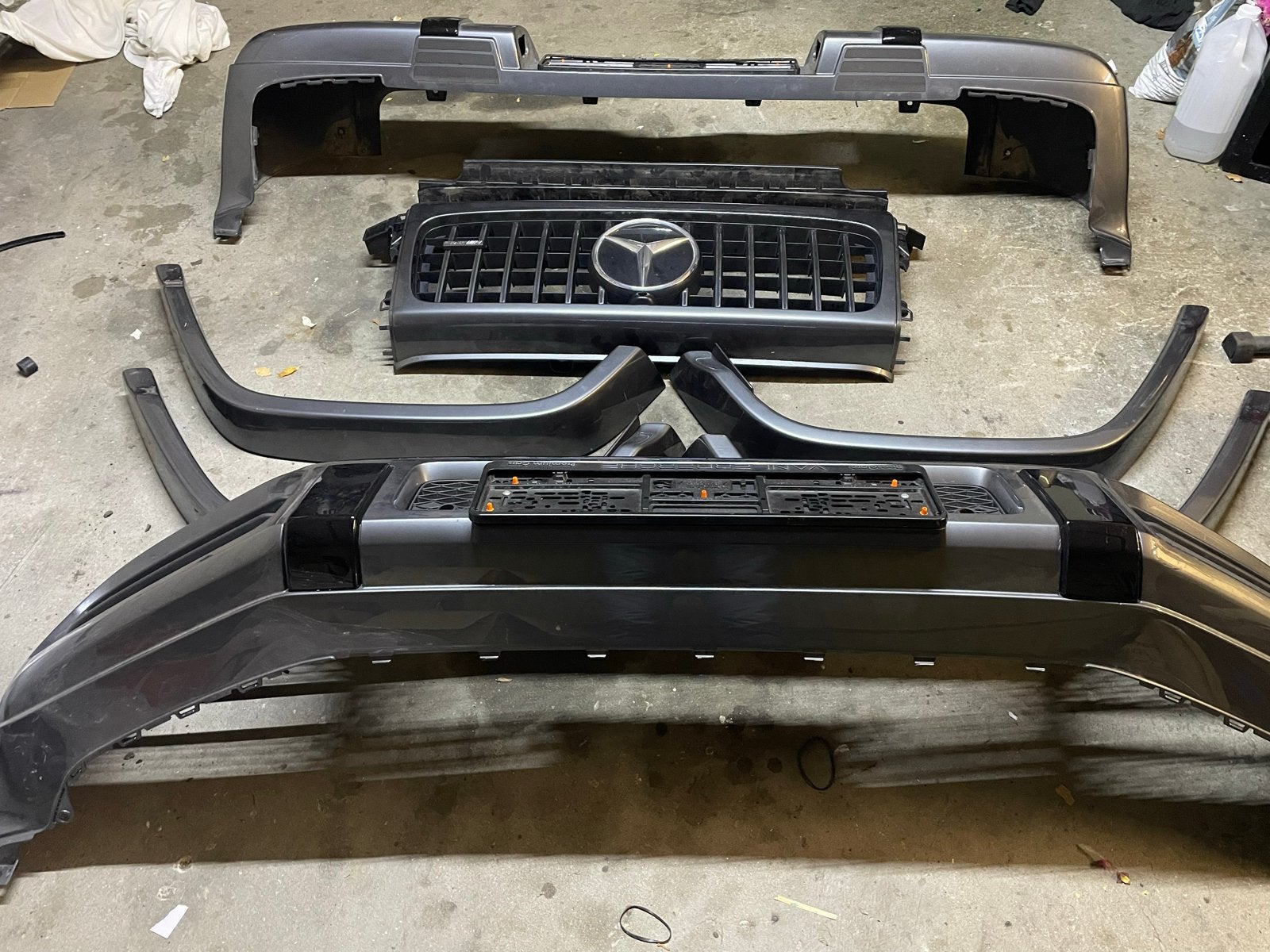 Mercedes-Benz G-Klasse W463A AMG-Line Bumper & Grille Set, Auto-onderdelen, Ophalen, Gebruikt, Voor, Mercedes-Benz