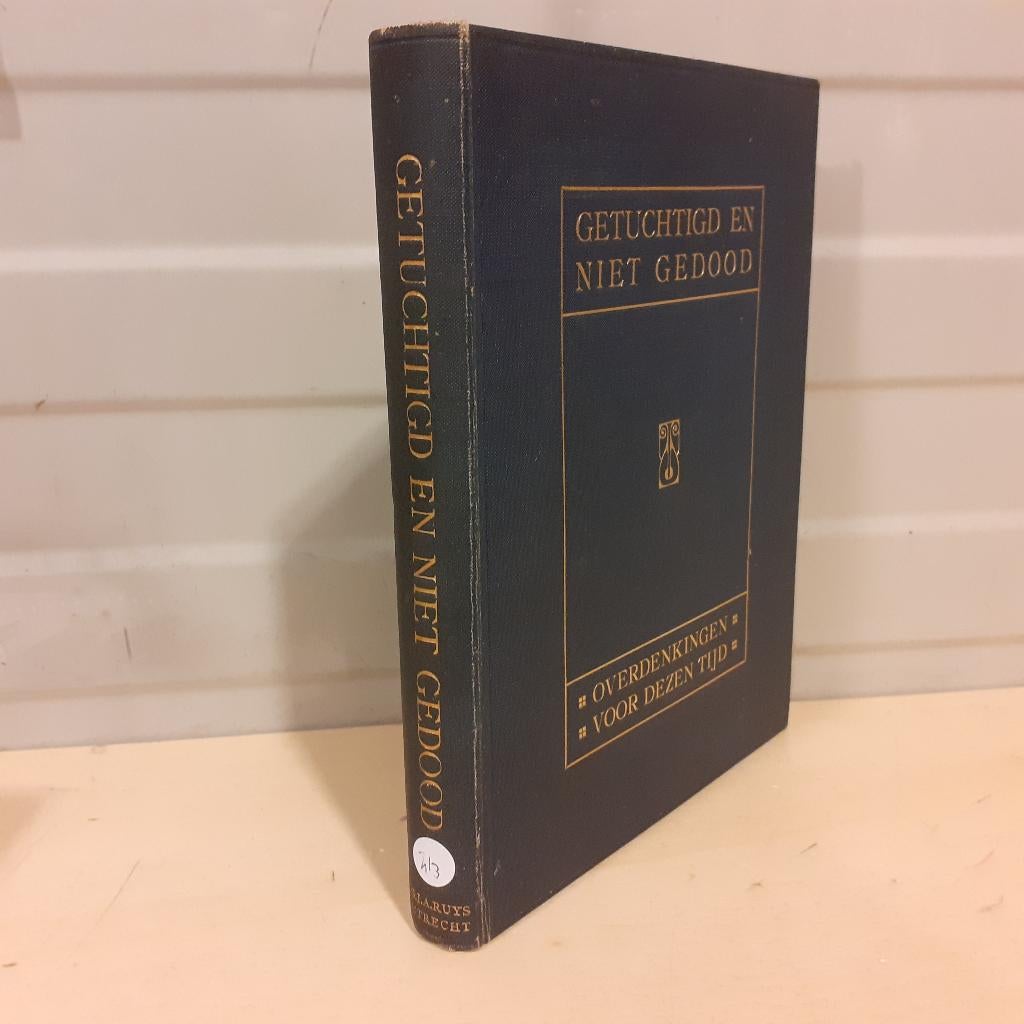 Nr. 213 W.J. Aalders, Getuchtigd en niet gedood, Overdenking, Boeken, Gelezen, Christendom | Protestants, Ophalen of Verzenden