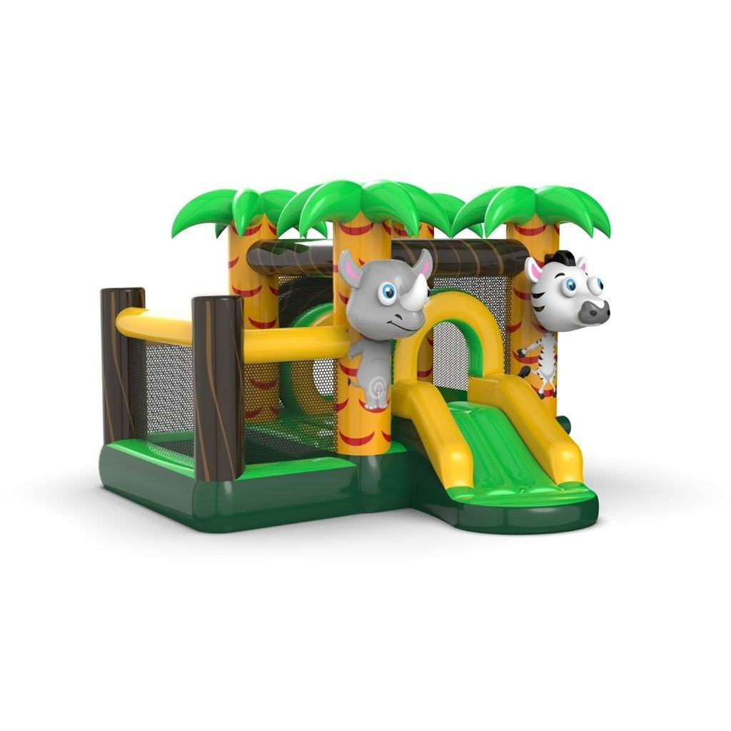 Springkussen Combi Jungle huren in Hellevoetsluis – €44,99, Ophalen, Zo goed als nieuw, Verjaardag