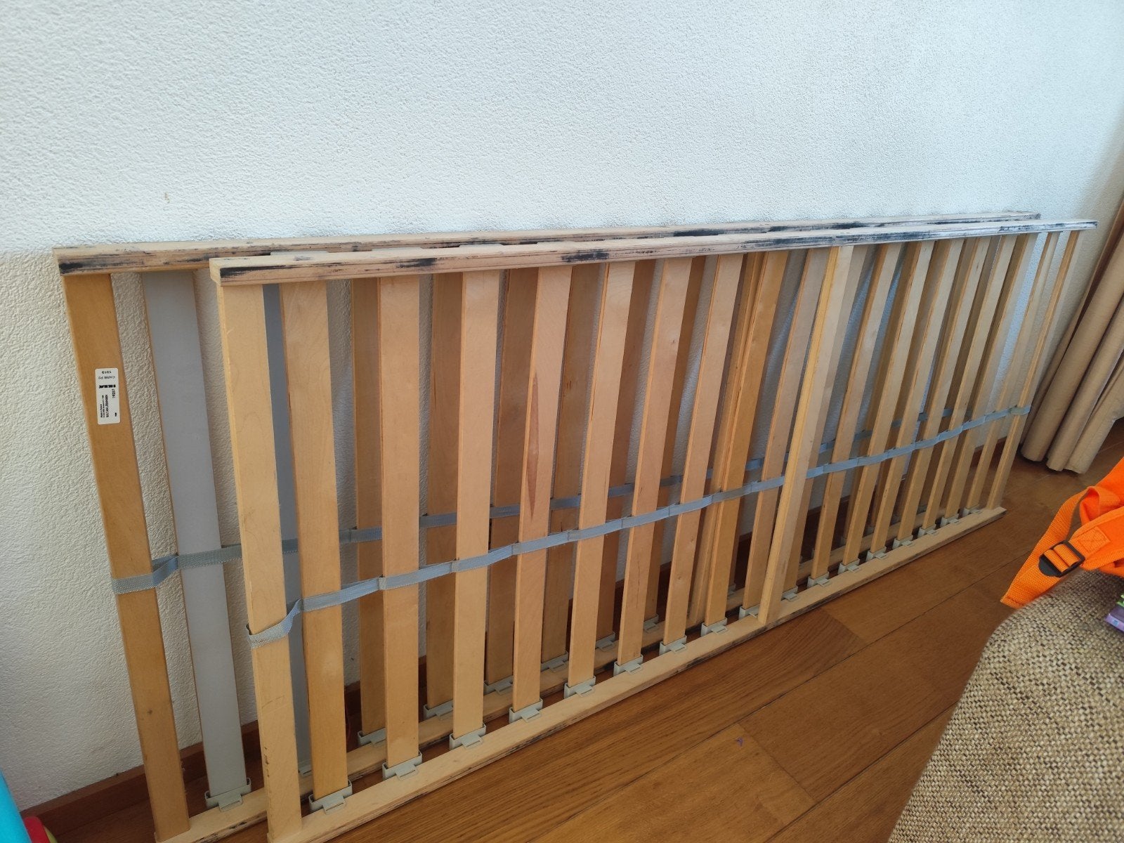 IKEA SULTAN LÖDINGER lattenbodem 80x200 cm gratis!, Gebruikt, Eenpersoons, Wit, Ophalen of Verzenden