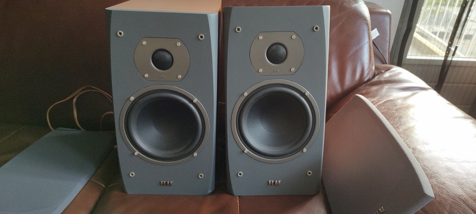 Elac BS 53 Boekenplank Luidsprekers - 55/70 Watt, 4-8 Ohm, Gebruikt, 60 tot 120 watt, Boekenplank luidspreker, Ophalen