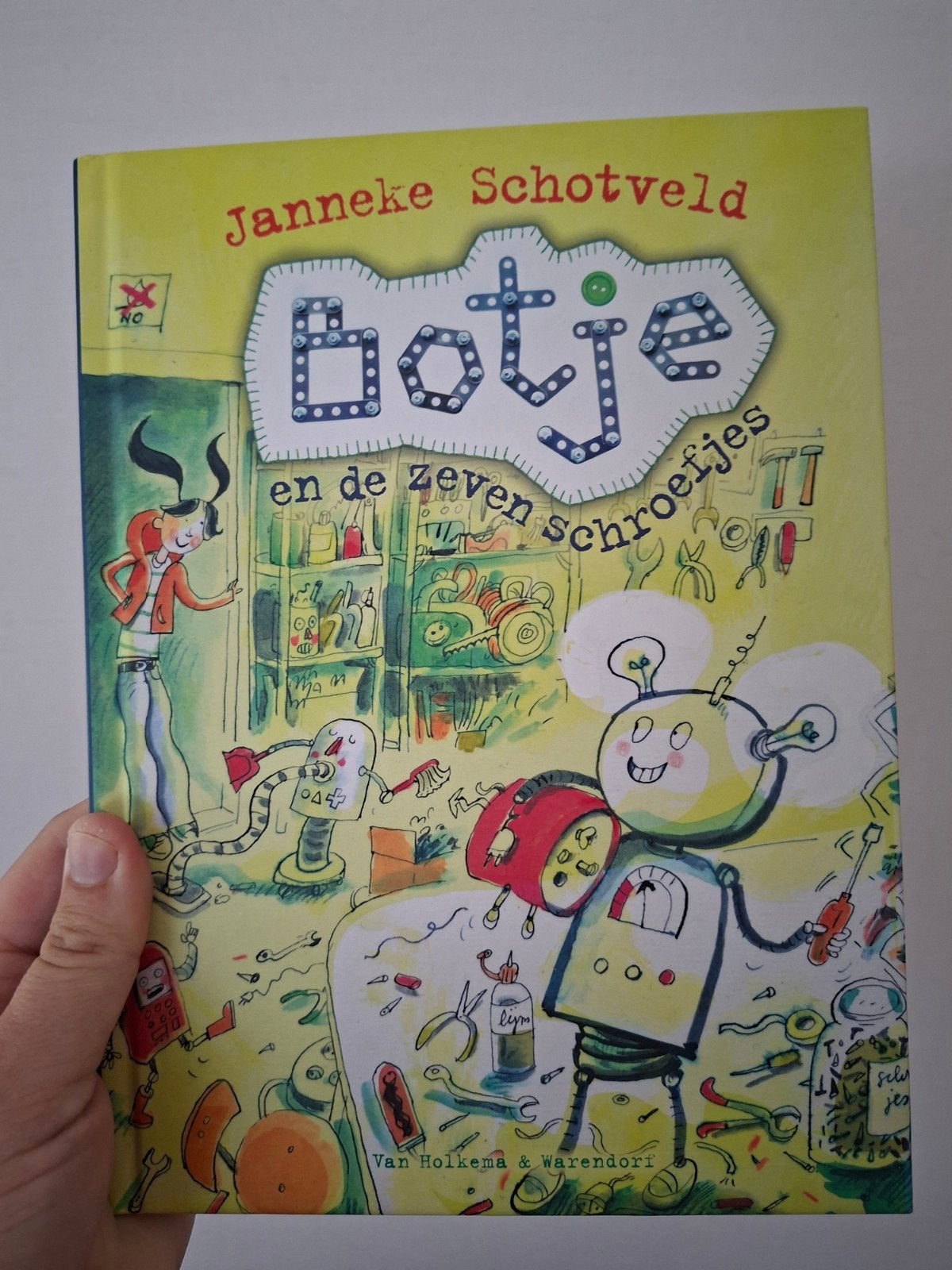 Janneke Schotveld - Botje en de zeven schroefjes, Fictie algemeen, Ophalen of Verzenden, Zo goed als nieuw, Janneke Schotveld