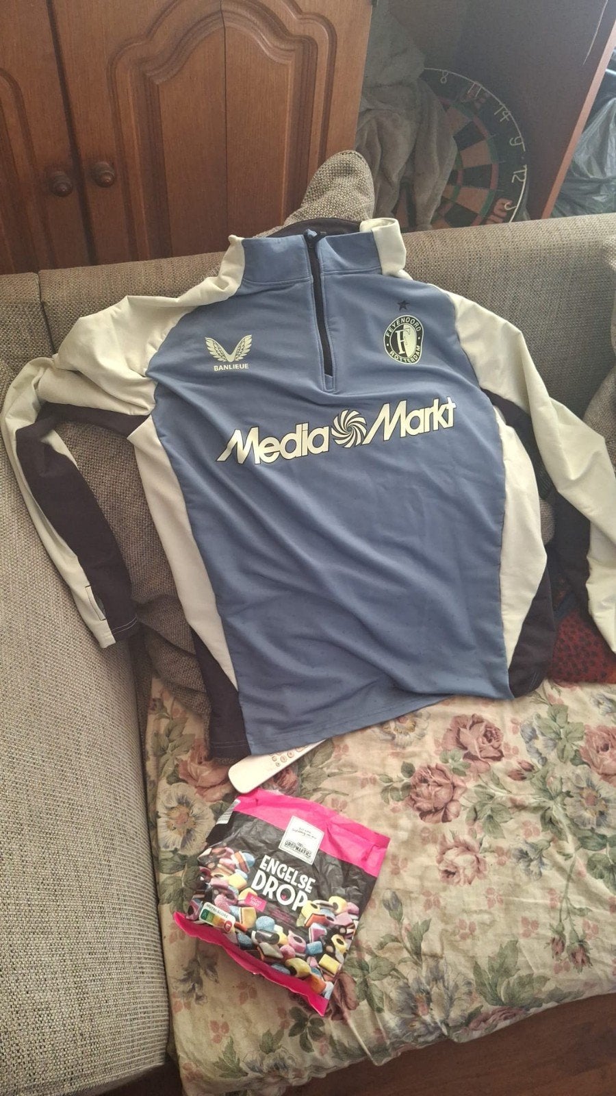 C.F. Estrela da Amadora Trainingsshirt. maat XLl, Kleding | Heren, Ophalen of Verzenden, Zo goed als nieuw, Castore