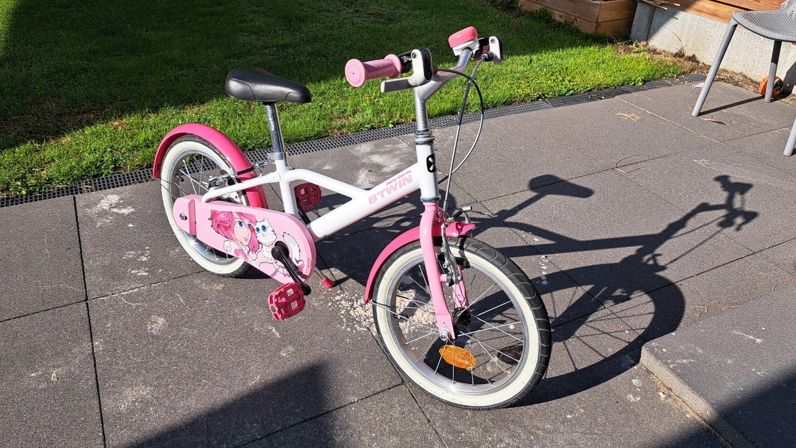 B'TWIN Docto Girls 500 kinderfiets (4 tot 6 jaar) - Zo goed, Ophalen, B'TWIN, 16 tot 20 inch, Velgrem