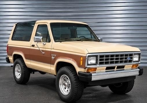 Ford Bronco II XLT (bj 1985, automaat), Auto's, Automaat, Dealer onderhouden, 4 stoelen, Beige