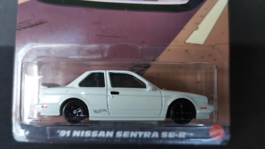 Nissan Sentra Se-r 1991 1:64 Hotwheels Silver Series Pol, 1186 MJ 1 NL, Auto, Verzenden, Nieuw