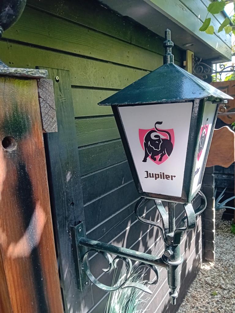 Mooie Jupiler lantaarn, Verzamelen, Biermerken, Ophalen, Zo goed als nieuw, Reclamebord, Plaat of Schild, Jupiler