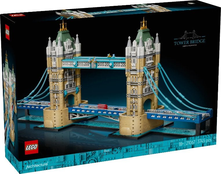 Lego Architecture set 21067  Tower Bridge, Lego, Nieuw, Architecture, Ophalen of Verzenden