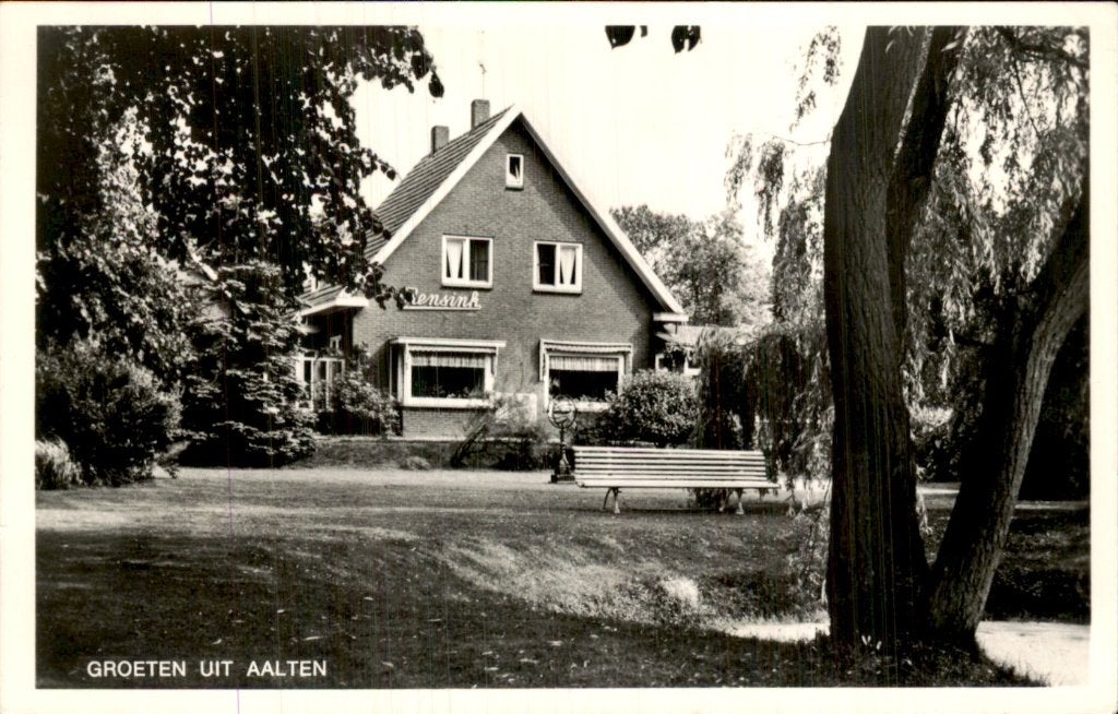 Aalten - Pensionboerderij Rensink - Vooraanzicht, Ophalen of Verzenden, 1960 tot 1980, Gelopen, Gelderland