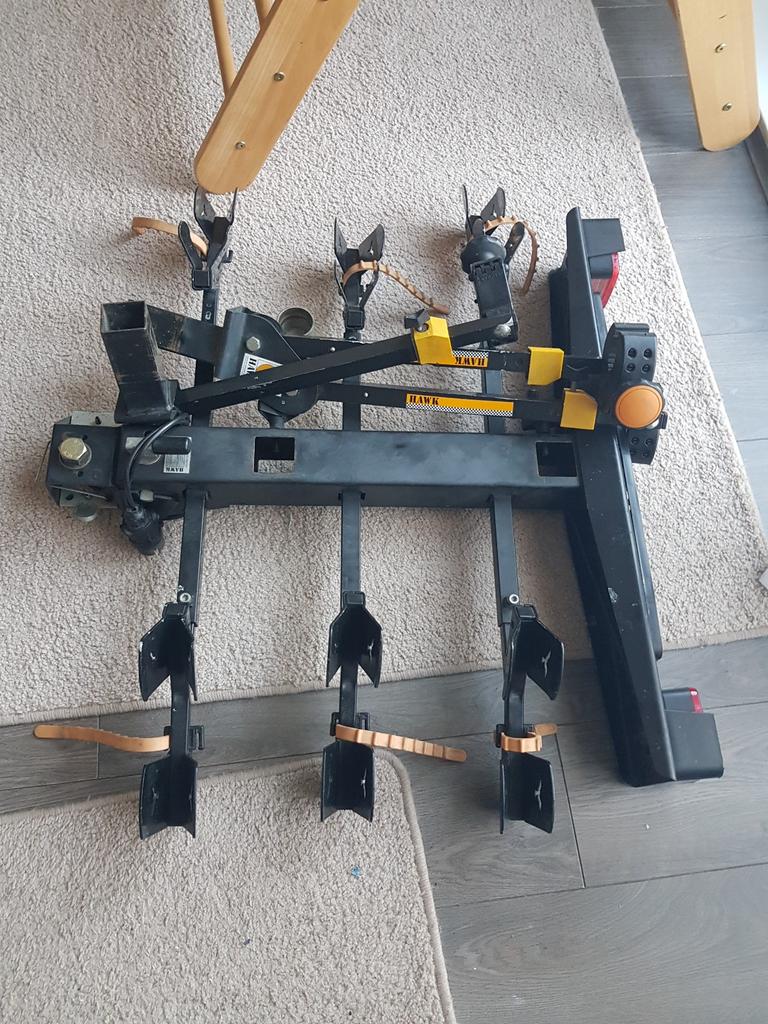 Fietsendrager voor 3 fietsen spinder, Auto diversen, Fietsendragers, Ophalen of Verzenden, Gebruikt, Trekhaakdrager