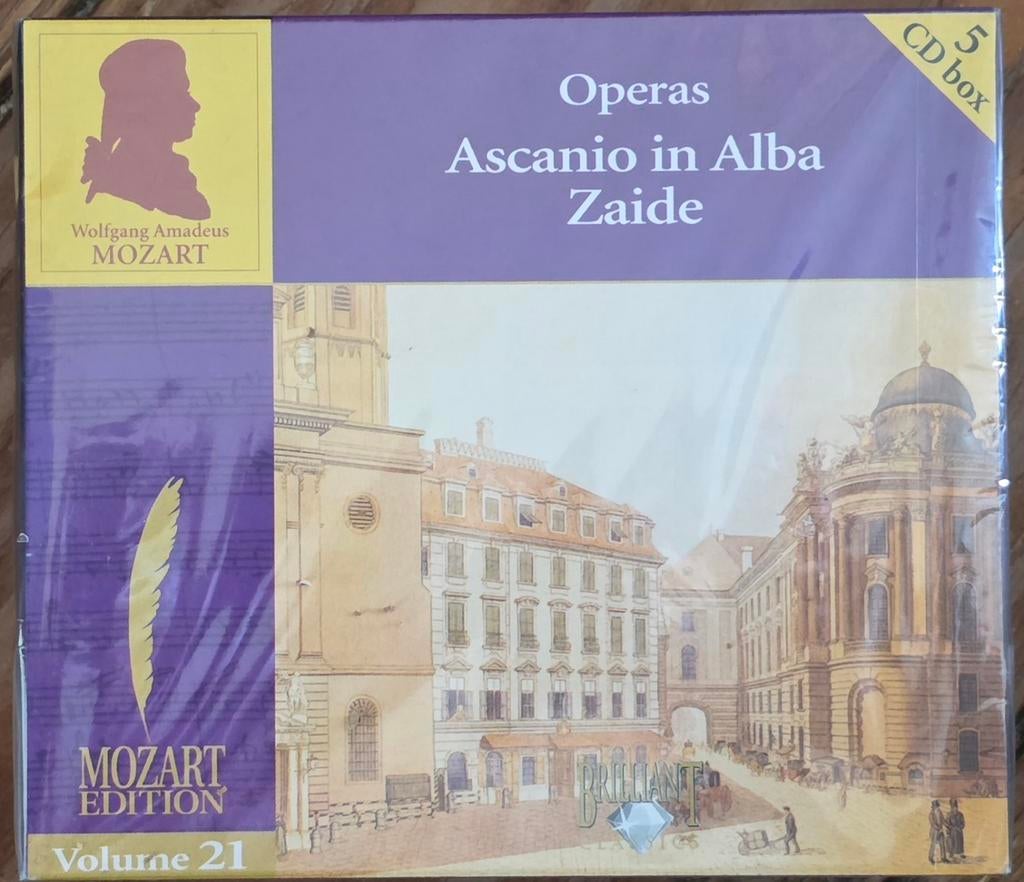 Mozart Edition Volume 21: Operas Ascanio in Alba Zaide, Ophalen of Verzenden