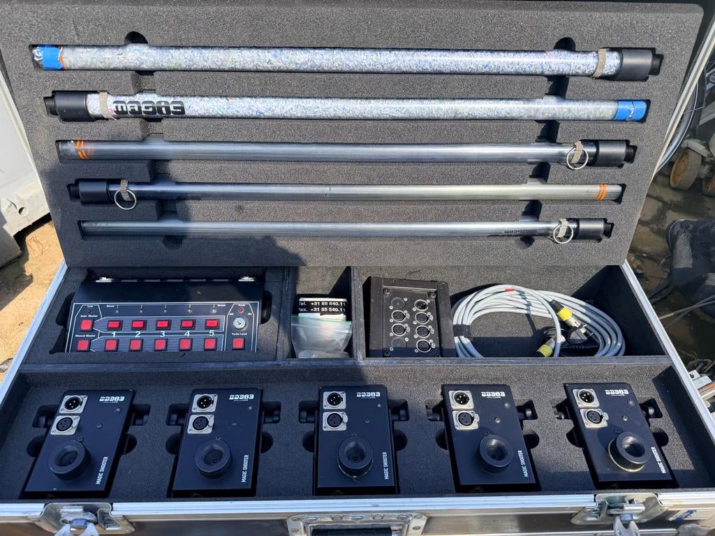 MagicFX Magic Shooter Confetti Set in Flightcase, Muziek en Instrumenten, Licht en Laser, Gebruikt, Overige typen, Ophalen of Verzenden