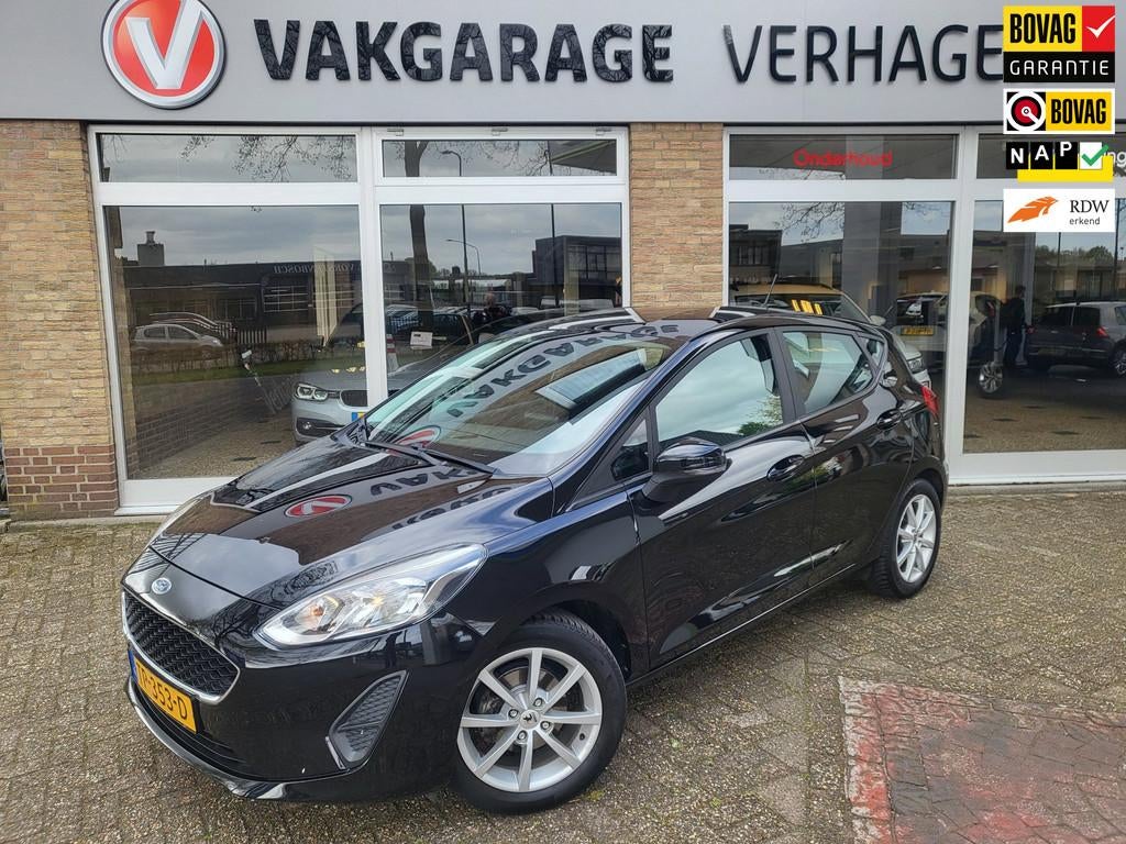 Ford Fiesta 1.1 Trend, Auto's, Ford, Voorwielaandrijving, Lichtsensor, Stof, Zwart