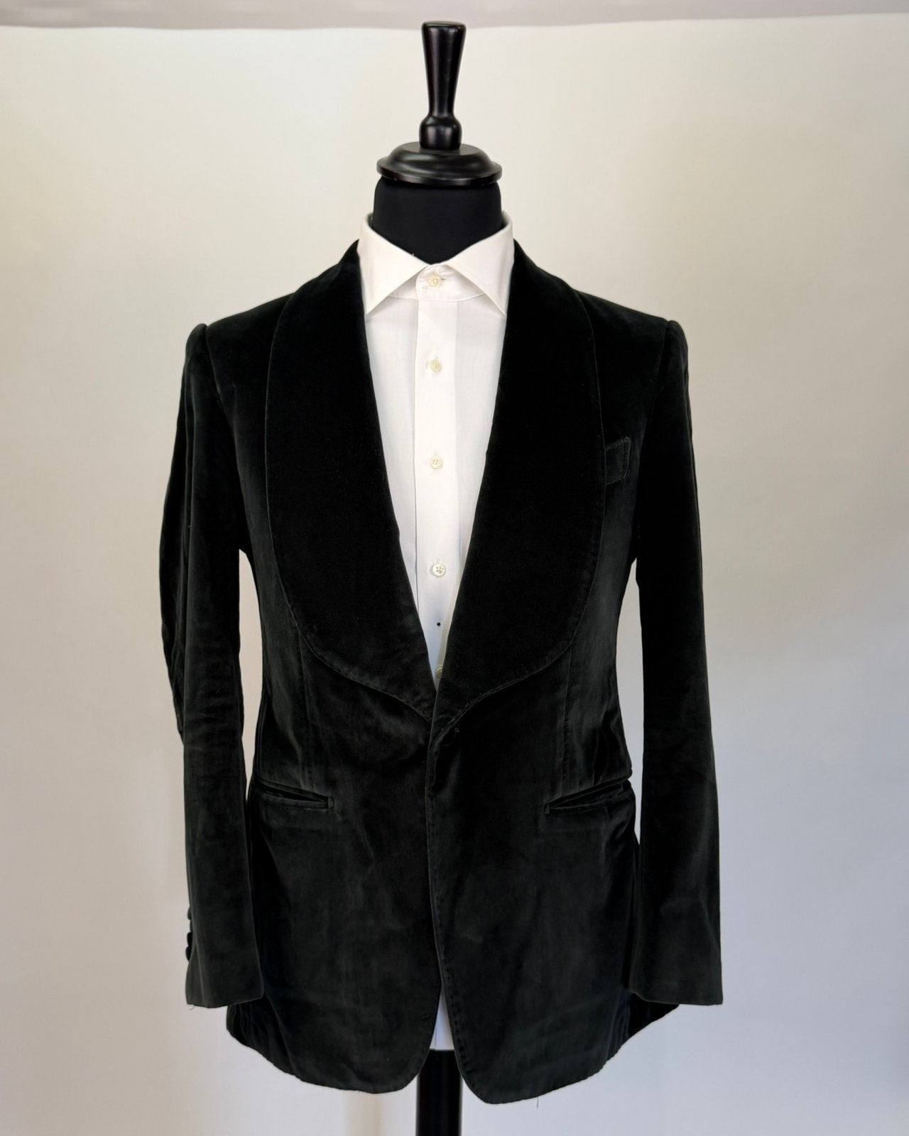Suitsupply dark green velvet Tuxedo 25, Kleding | Heren, Kostuums en Colberts, Ophalen of Verzenden, Zo goed als nieuw, Maat 48/50 (M)