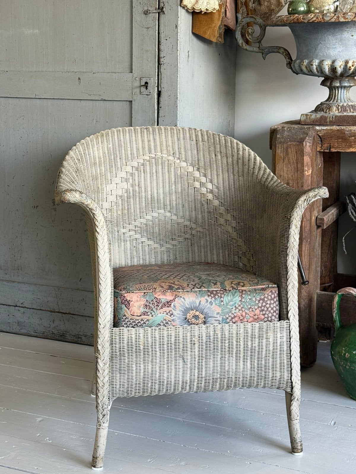 Vintage Lloyd Loom Fauteuil, Ophalen