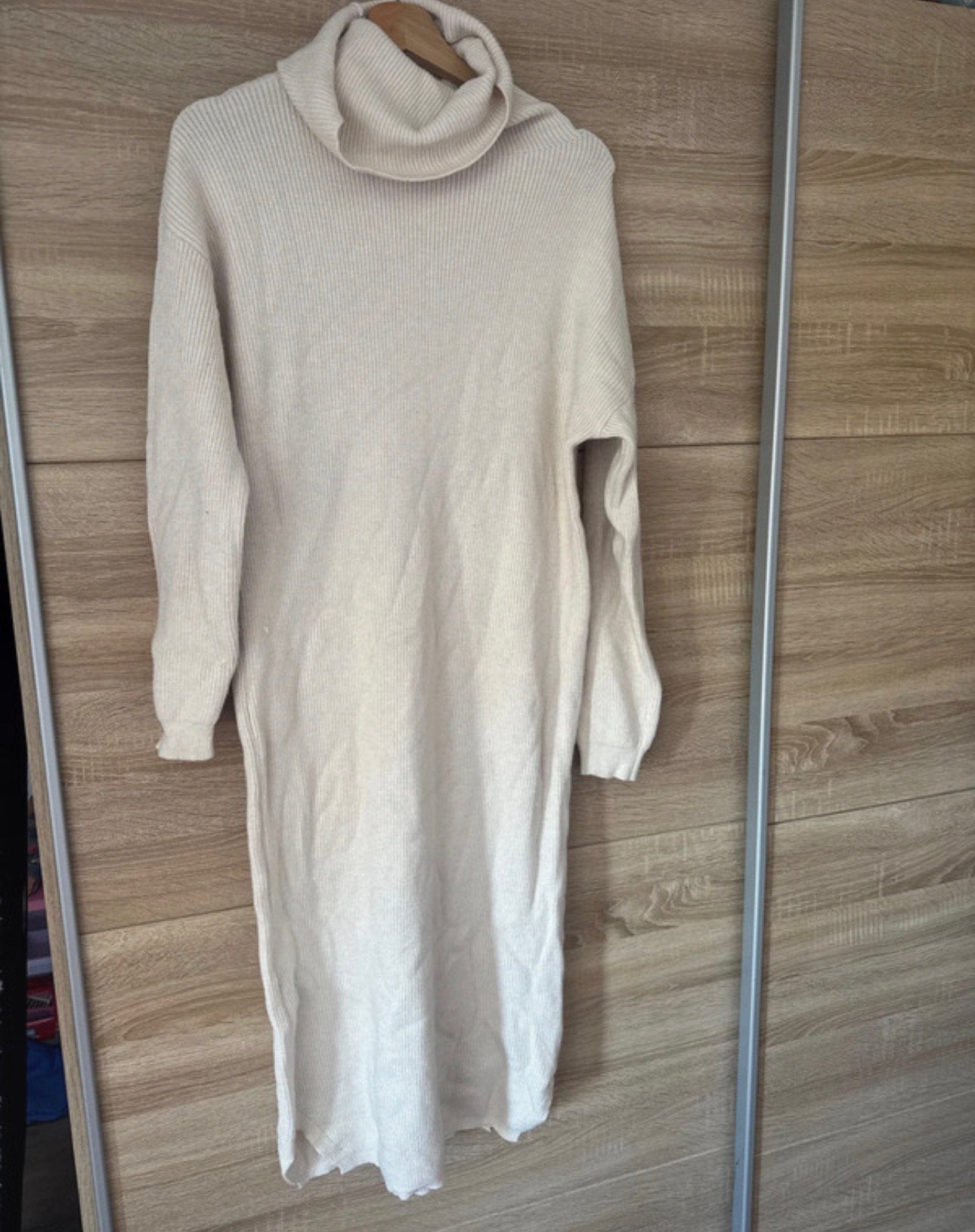 Moocci jurk dames  maat S/m  winter  beige, Beige, Ophalen of Verzenden, Zo goed als nieuw, Maat 36 (S)