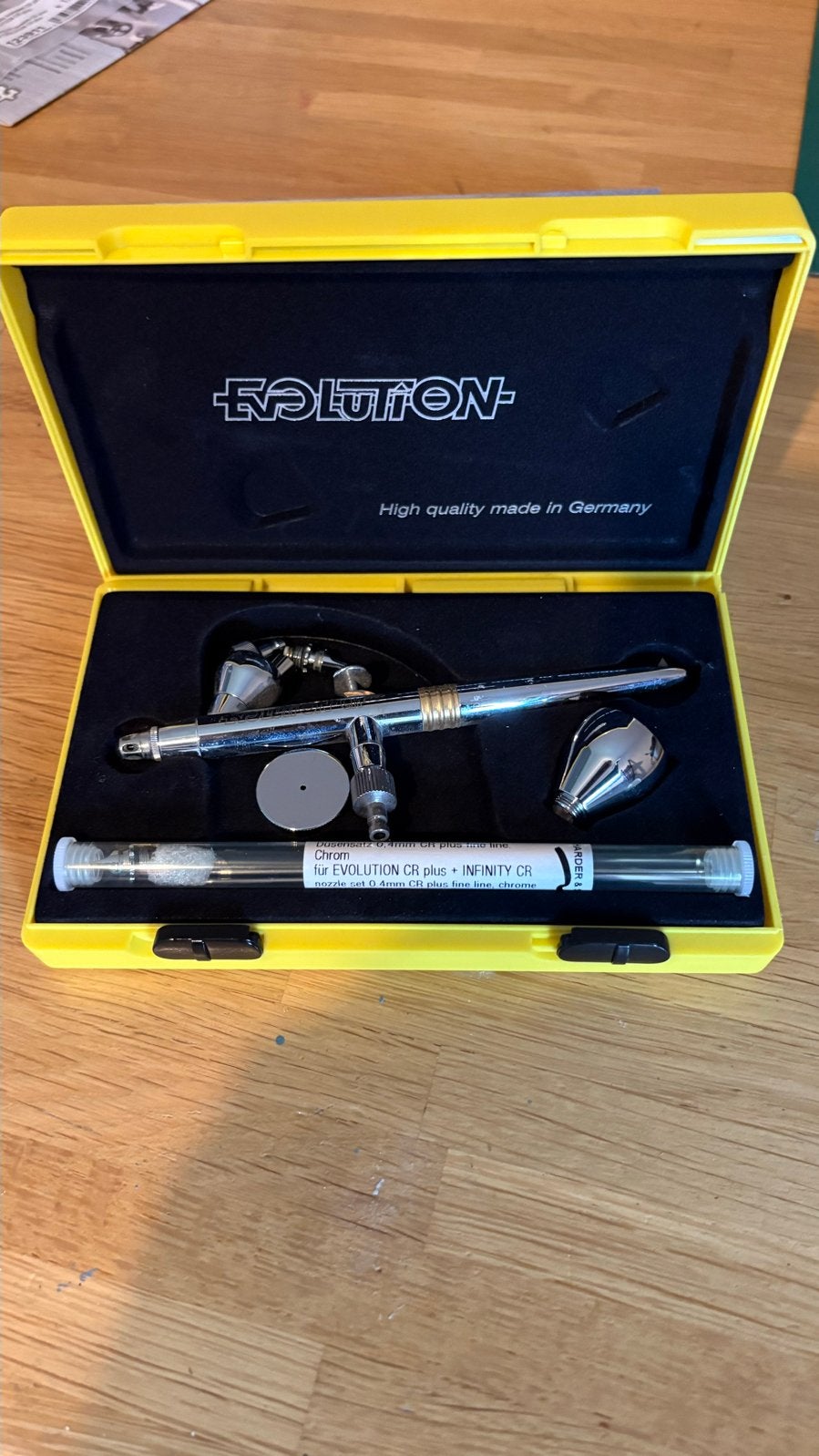 Harder & Steenbeck Evolution CR plus Two in One Airbrush, Ophalen of Verzenden, Zo goed als nieuw, Airbrush en Toebehoren
