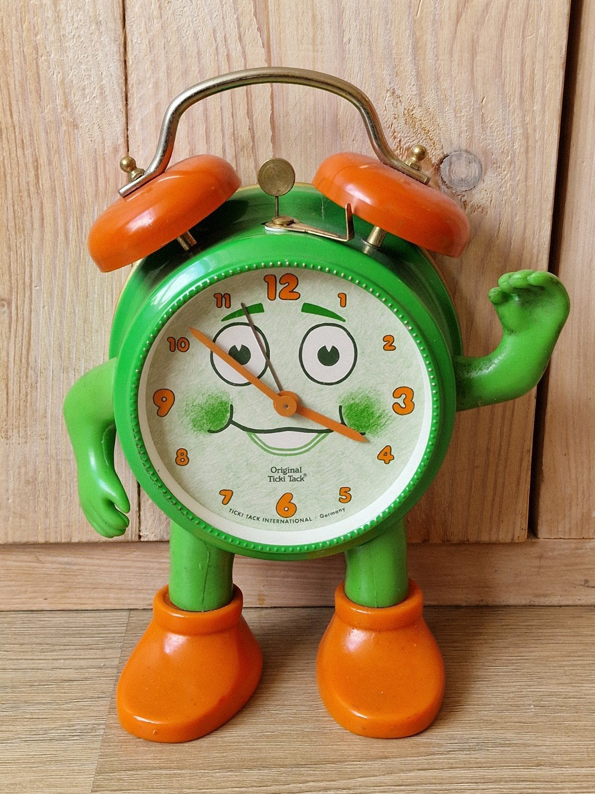 Vintage Original Tick Tack Wekker - Duitsland, Antiek en Kunst, Ophalen of Verzenden