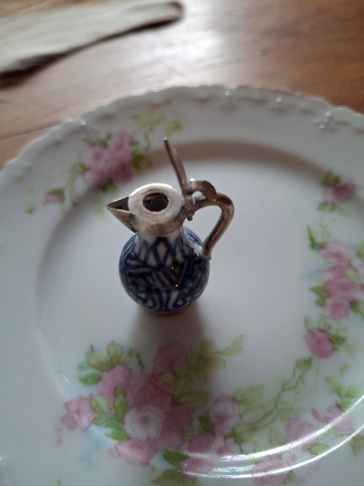 Miniatuur zilveren kannetje, Antiek en Kunst, Ophalen of Verzenden