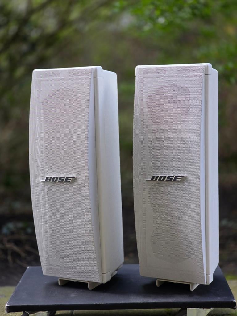 Bose 402 Series II (MK2) Witte Luidsprekers, Audio, Tv en Foto, Luidsprekers, Ophalen of Verzenden, Zo goed als nieuw, Bose, 120 watt of meer