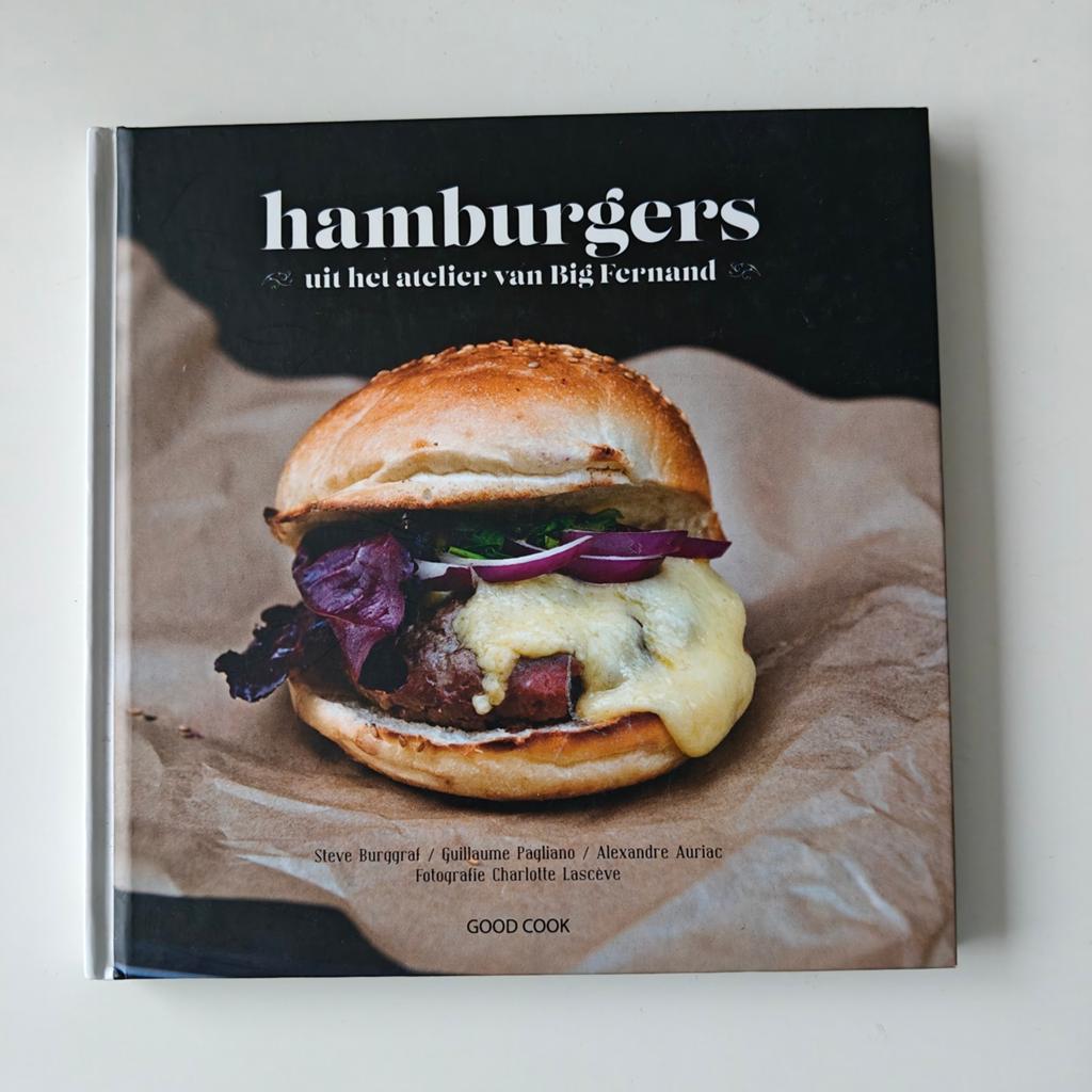 Hamburgers uit het atelier van Big Fernand kookboek, Hoofdgerechten, Verzenden, Zo goed als nieuw, Steve Burggraf / Guillaume Fagliano / Alexandre Auriac