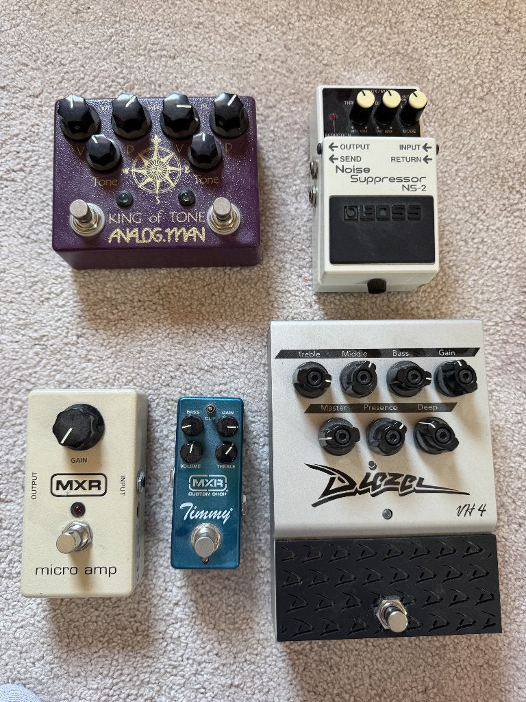 Gain pedals Cleanout! Diezel, MXR, KoT(fake) & Boss, Ophalen of Verzenden, Zo goed als nieuw, Distortion, Overdrive of Fuzz