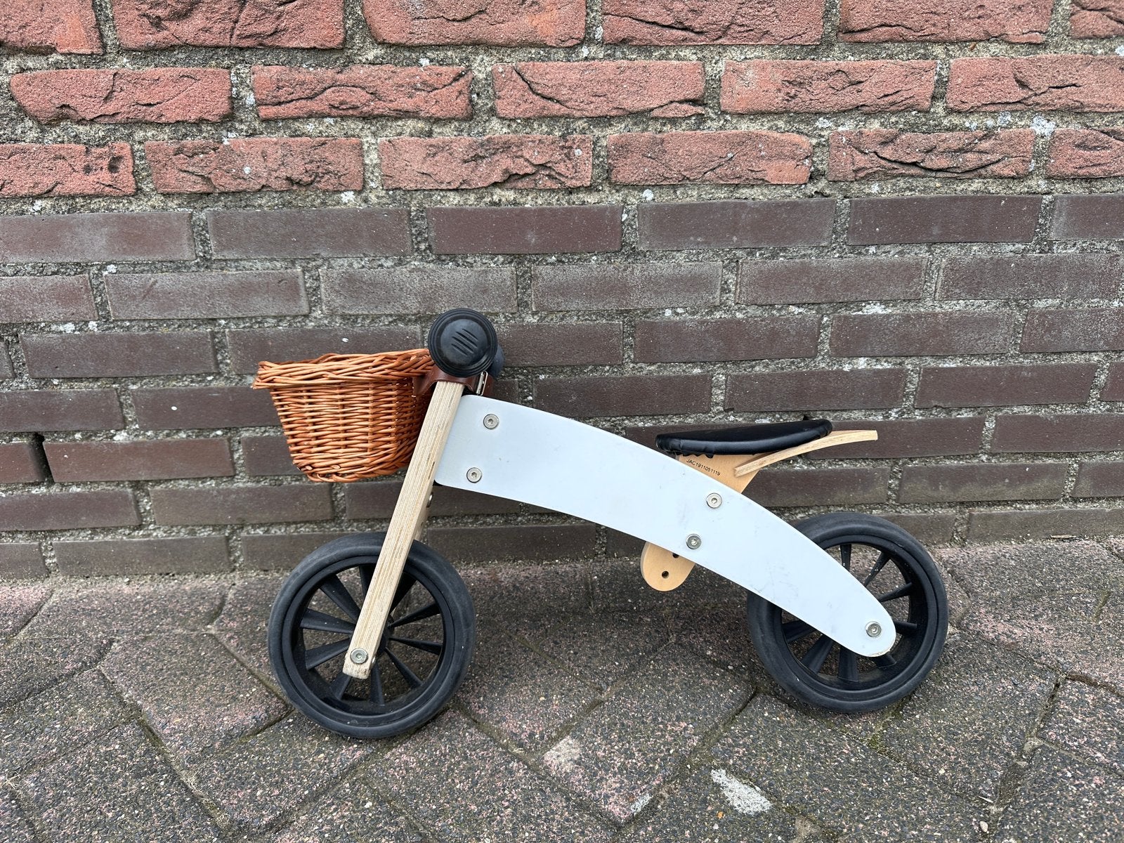 Loopfiets Balance bike Bandits and Angels, Ophalen, Zo goed als nieuw, Loopfiets