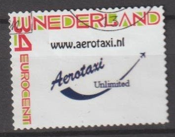 Persoonlijke postzegel December gestempeld Aerotaxi 34 ct, Verzenden, Na 1940, Gestempeld
