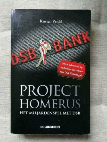 Kirsten Verdel - Project Homerus (DSB bank), Ophalen of Verzenden, Gelezen, Economie en Marketing, Kirsten Verdel