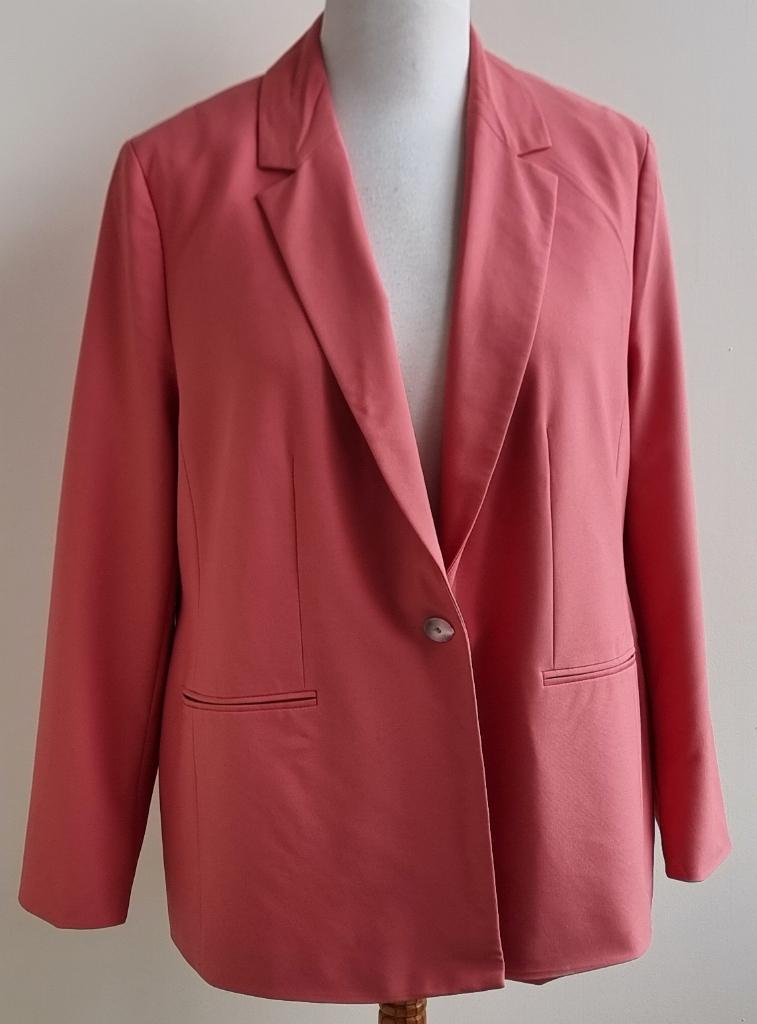 s.Oliver zalmoranje blazer mt. 46, Maat 46/48 (XL) of groter, Oranje, Ophalen of Verzenden, Zo goed als nieuw