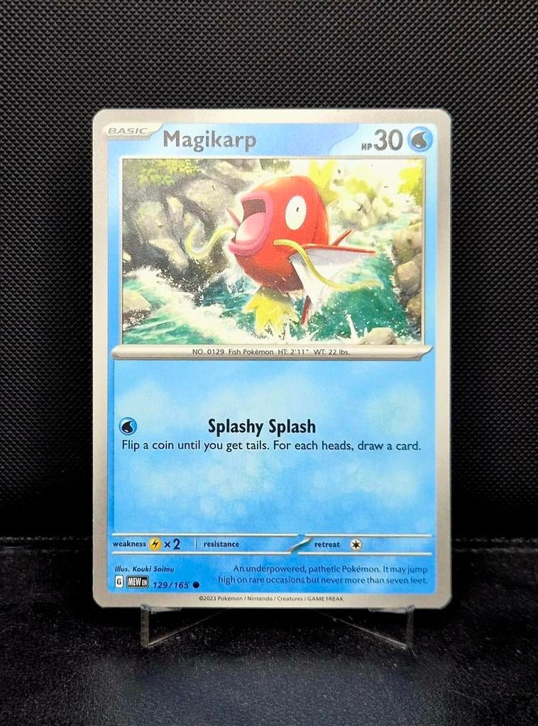 Magikarp 129/165 MEW 151 NM, Ophalen of Verzenden, Zo goed als nieuw