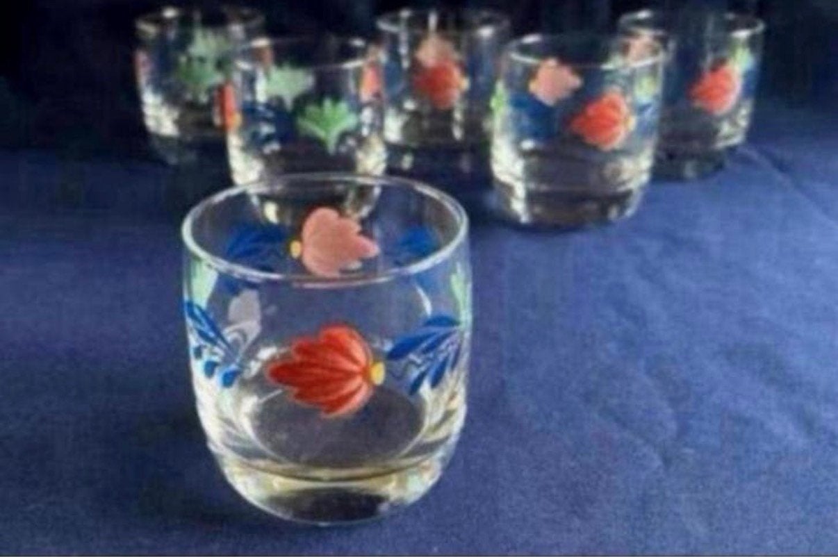 Boerenbont sapglas, Ophalen of Verzenden, Zo goed als nieuw, Overige materialen, Overige typen