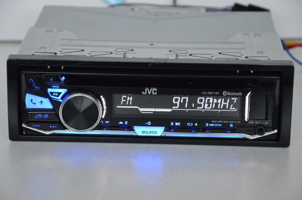 JVC  KD-R871BT  MP3  AUX  USB  BLUETOOTH, Ophalen of Verzenden, Zo goed als nieuw