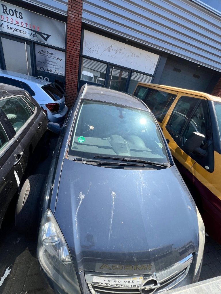 Opel Zafira 1.8 2009 Blauw/Grijs, Auto's, Voorwielaandrijving, Blauw, 14 km/l, 75 €/maand