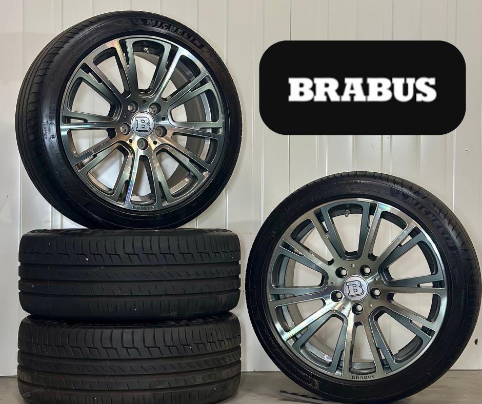 Originele Brabus Monoblock R Titanium, Auto-onderdelen, Banden en Velgen, Ophalen, 18 inch, Gebruikt, Banden en Velgen