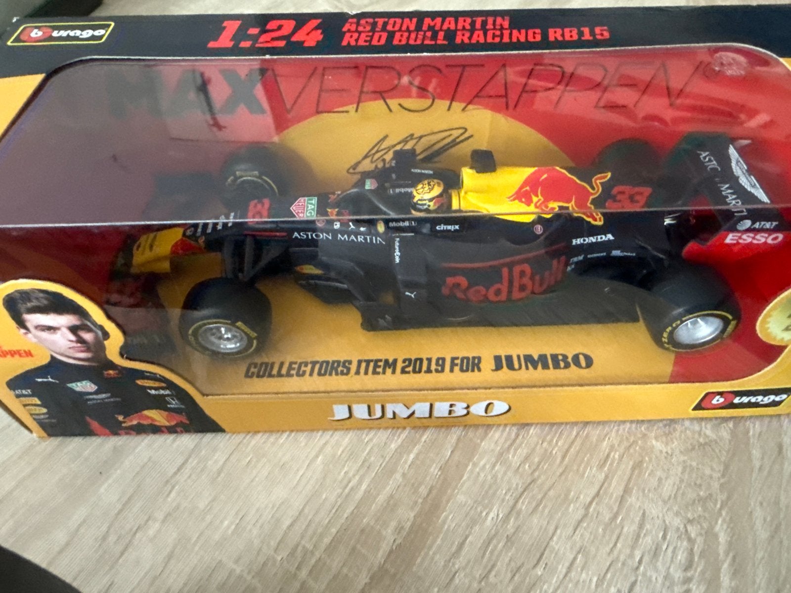 Bburago 1:24 Max Verstappen Red Bull Racing RB15, Hobby en Vrije tijd, Modelauto's | 1:43, Ophalen of Verzenden, Nieuw, Auto