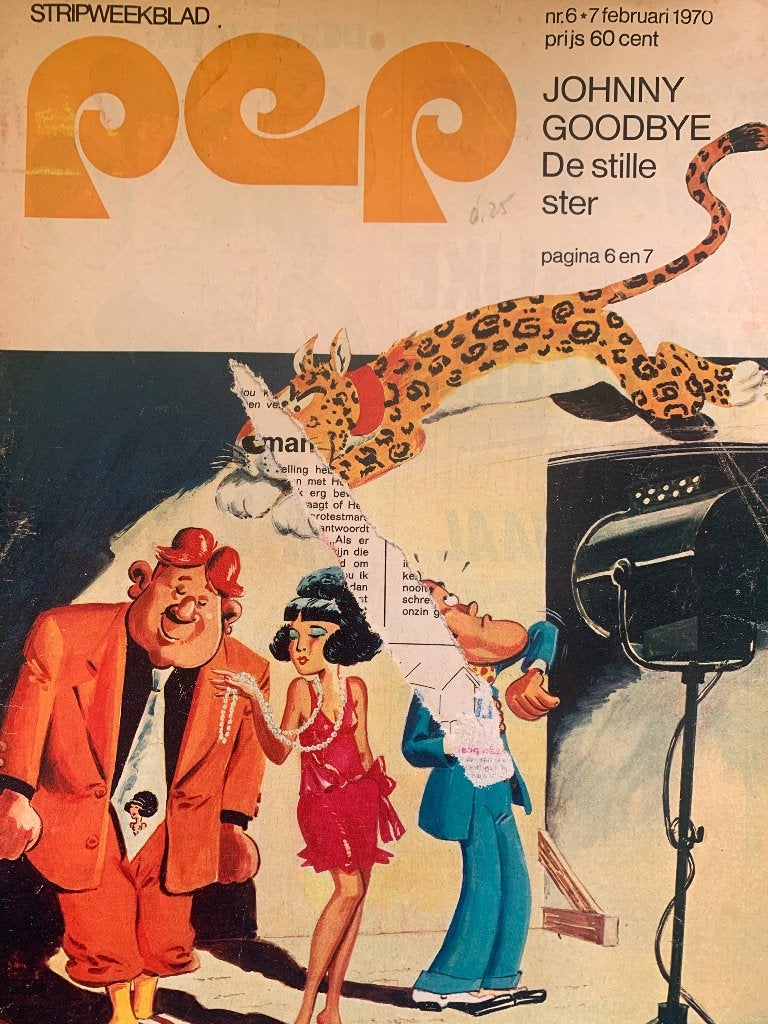 Weekblad PEP  NR. 6 - 7 februari 1970, Boeken, Eén stripboek, Ophalen of Verzenden, Gelezen
