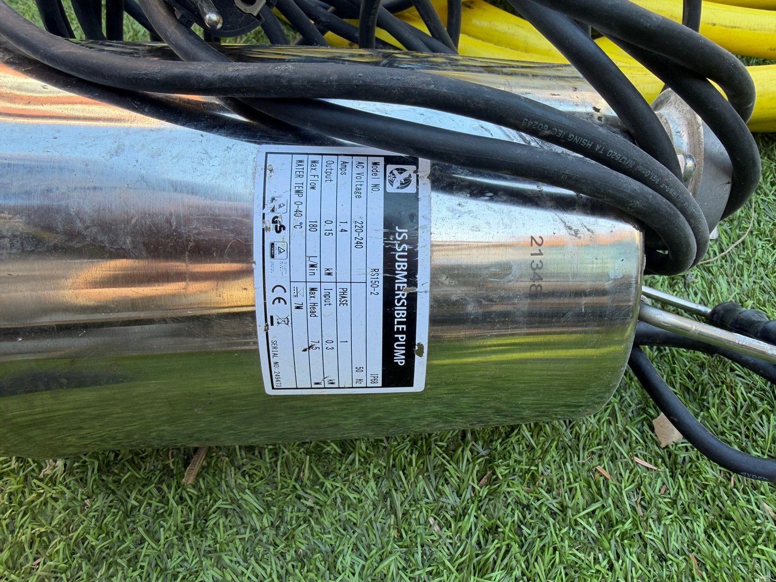 DOMPELPOMP JS Submersible Pump, Ophalen of Verzenden, Zo goed als nieuw, Elektrisch, Dompelpomp