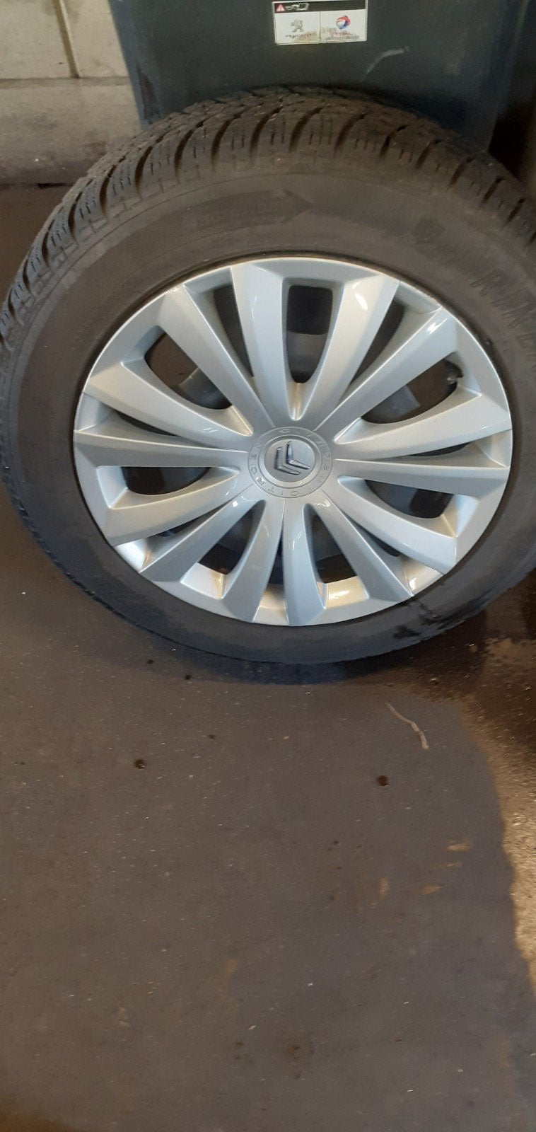 Winterbanden / velgenset, Ophalen, Gebruikt, 16 inch, Banden en Velgen