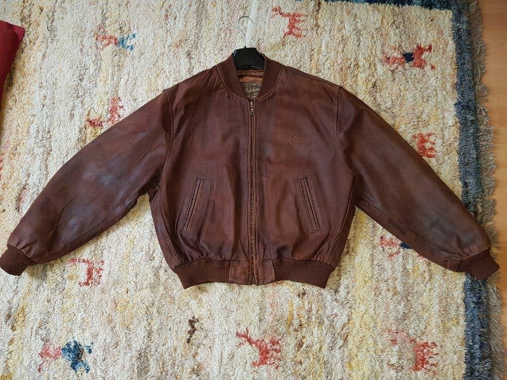 Originele Redskins B32 Lerenjack maat XL, Ophalen of Verzenden, Zo goed als nieuw, Maat 56/58 (XL), Bruin