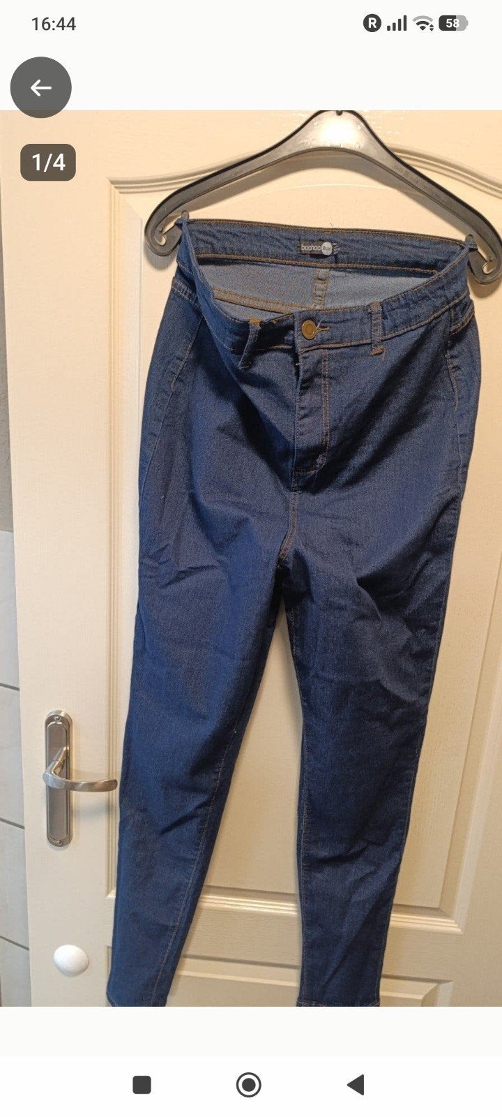 Boohoo Blue jeans maat 42 super high waist, Kleding | Dames, Boohoo Blue, Blauw, Ophalen of Verzenden, Zo goed als nieuw