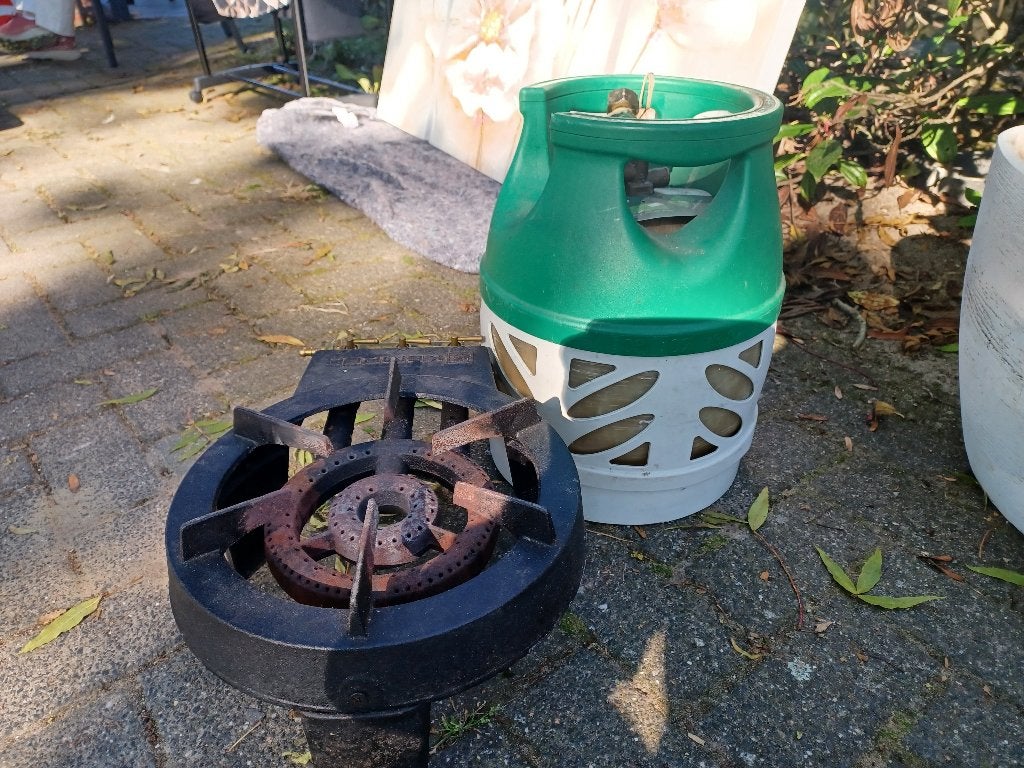 gietijzer ringbrander, Ophalen, Zo goed als nieuw, Kemper
