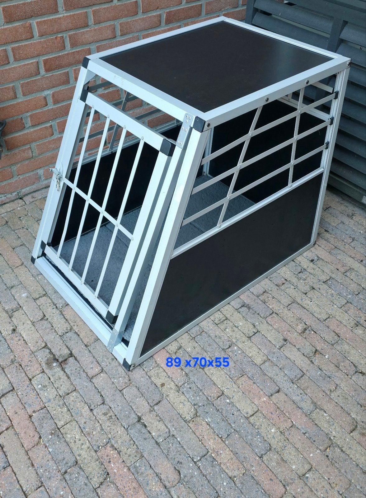 Bench 89 x 70 x 55. Aluminium. met mat., Ophalen